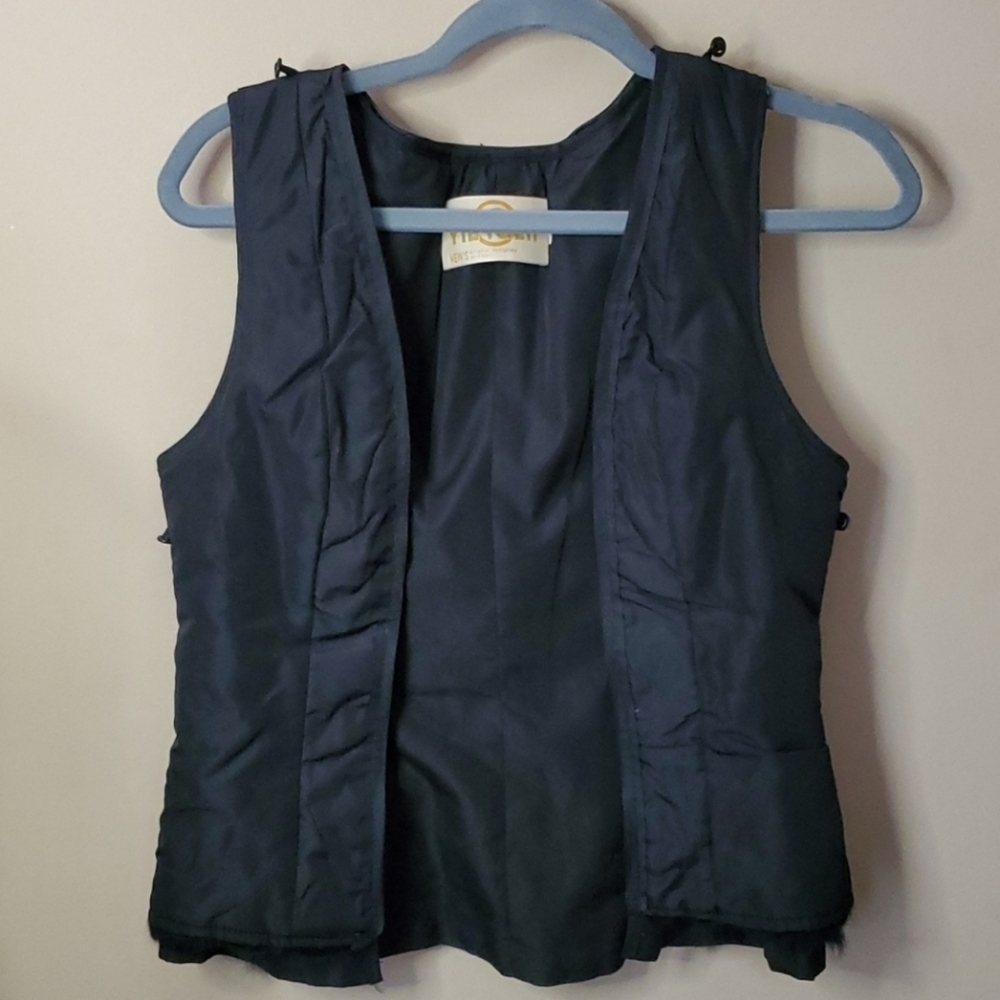 Leather Fox Jacket 3 In 1 With Removable Vest Lining - Picture 12 of 16